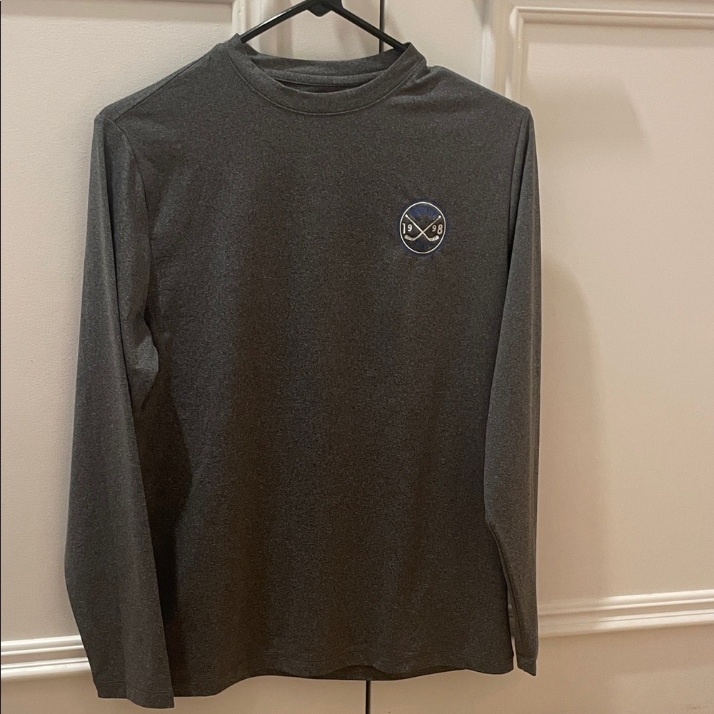 Vineyard Vines Charcoal Long Sleeve Kids Tee